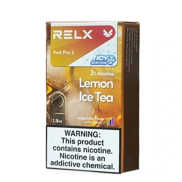 RELX悅刻六代煙彈-Relx6代菸彈-檸檬紅茶-實拍圖.webp RELX 悅刻六代系列煙彈|勁涼檸檬紅茶 (3顆入) |限時優惠:12 顆煙彈+600 送六代主機|台灣現貨:圖片 1